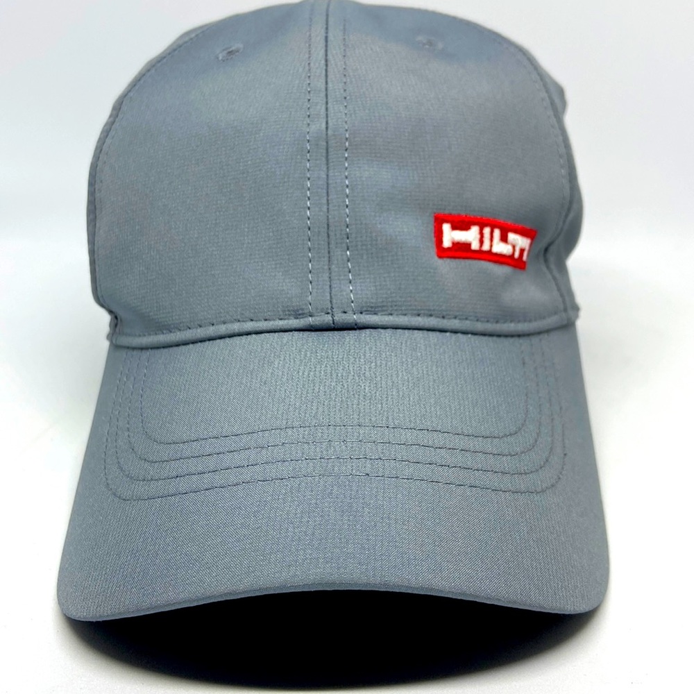 Nike Legacy91 Dri-Fit Adjustable Baseball Hat Gray with HILTI logo